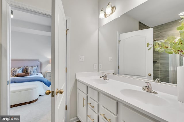 5992 Passend Dr, Frederick, MD 21703 - bathroom featuring connected bathroom and double vanity