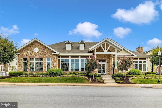 5992 Passend Dr, Frederick, MD 21703 - view of front facade featuring stone siding