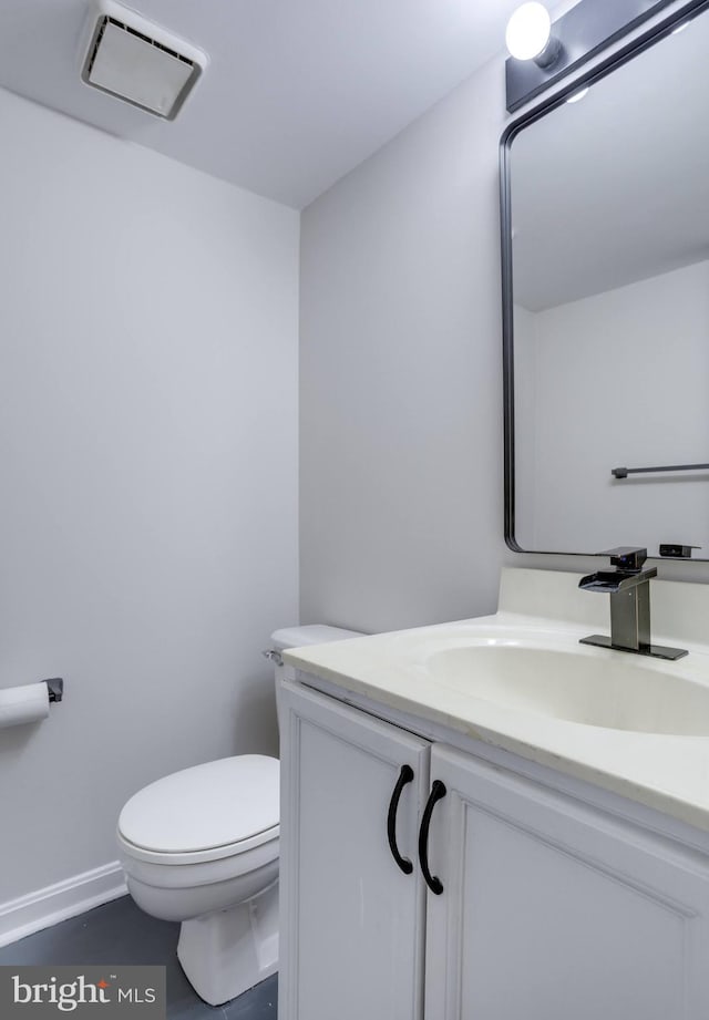46919 Trumpet Cir, Sterling, VA 20164 - bathroom featuring vanity, toilet, and baseboards