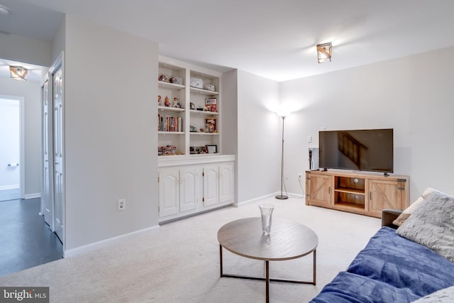 46919 Trumpet Cir, Sterling, VA 20164 - living room featuring baseboards and built in features