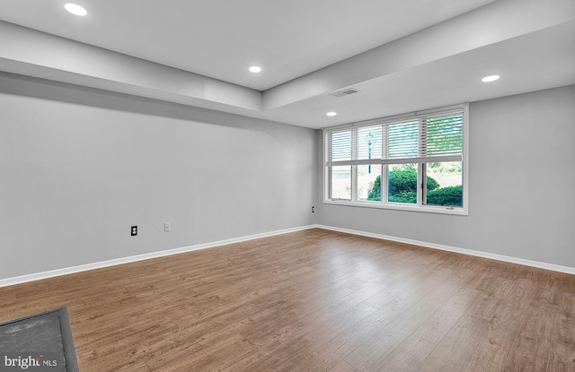 4 Ingham Way, New Hope, PA 18938 - unfurnished room featuring baseboards, wood finished floors, and recessed lighting