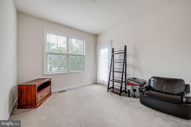 14762 Bell Tower Rd, Woodbridge, VA 22193 - sitting room with baseboards and carpet