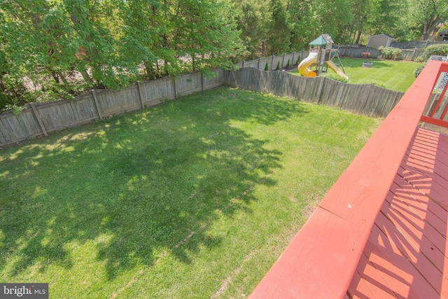 5941 Plumwood Ln, Woodbridge, VA 22193 - view of yard featuring a playground