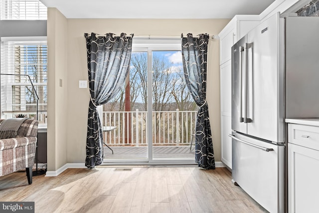 171 Timothy Cir, Wayne, PA 19087 - dining area with light wood-type flooring and baseboards