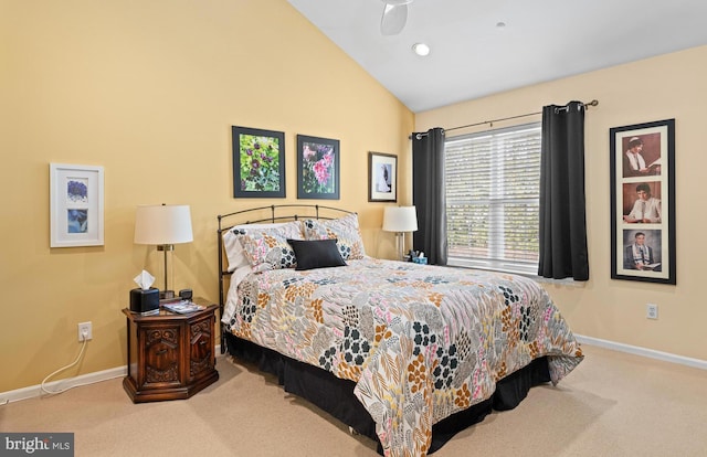 171 Timothy Cir, Wayne, PA 19087 - bedroom with carpet floors, baseboards, recessed lighting, and high vaulted ceiling