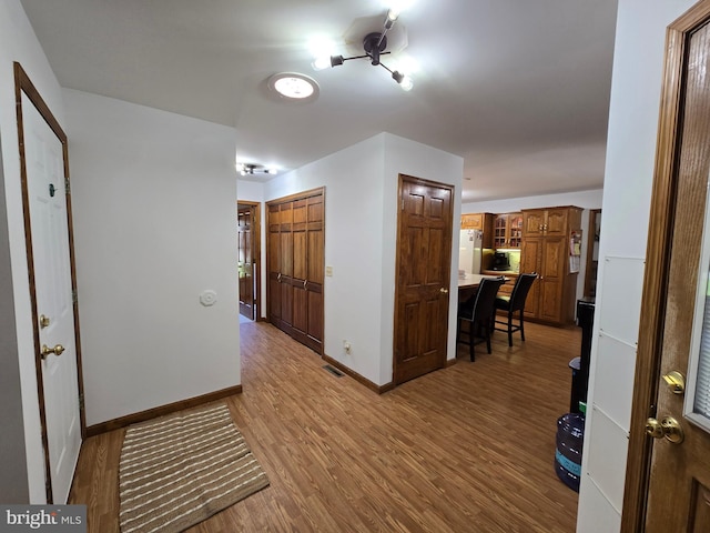 105 Woodview Dr, Harrington, DE 19952 - hall featuring light wood-type flooring and baseboards