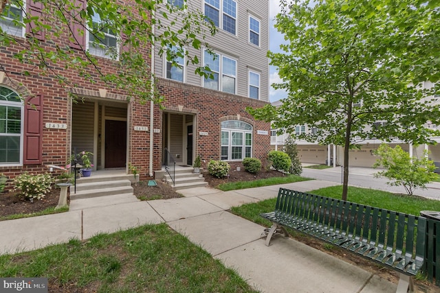 1427 Chanery Ct, Odenton, MD 21113 - view of front of home with brick siding