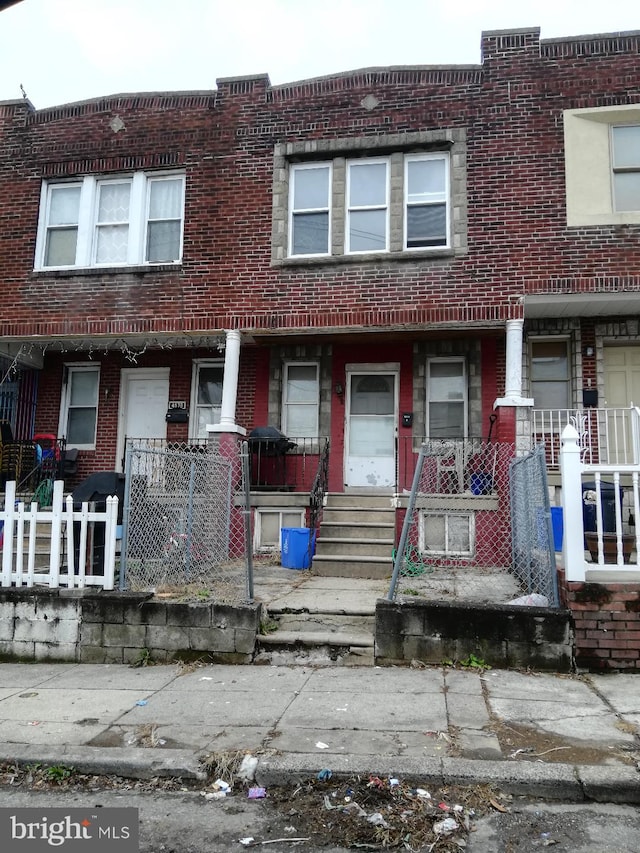 multi unit property with brick siding