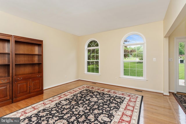 2200 Exeter Ct, Fallston, MD 21047 - entrance foyer with light wood finished floors and baseboards