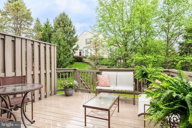 view of deck