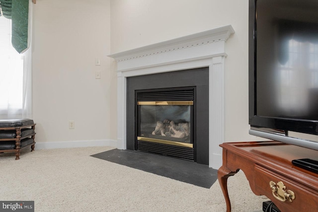 2799 Greenway Ct, Rockingham, VA 22802 - detailed view of a fireplace with flush hearth