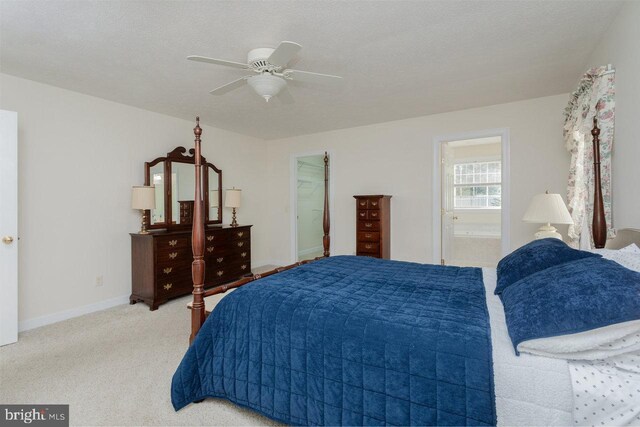 2799 Greenway Ct, Rockingham, VA 22802 - bedroom with light carpet, ceiling fan, and baseboards