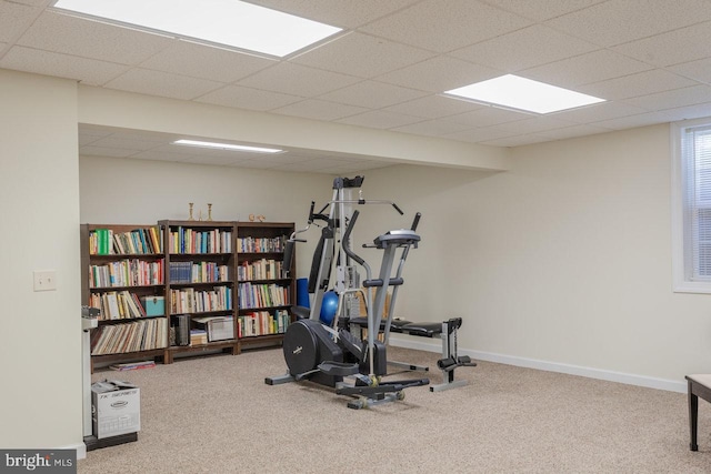 2799 Greenway Ct, Rockingham, VA 22802 - workout area with carpet and baseboards
