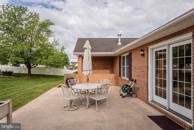 2799 Greenway Ct, Rockingham, VA 22802 - view of patio / terrace with outdoor dining space