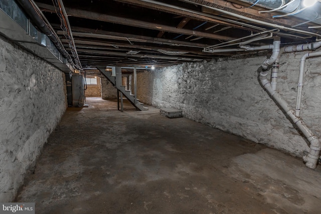 3211 Baker St, Baltimore, MD 21216 - basement with stairs