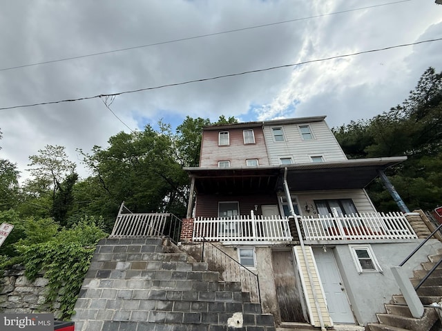 337 S 3rd St, Steelton, PA 17113 - view of front of property featuring stairway