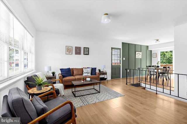 504 Kenora Dr, Millersville, MD 21108 - living room featuring wood finished floors