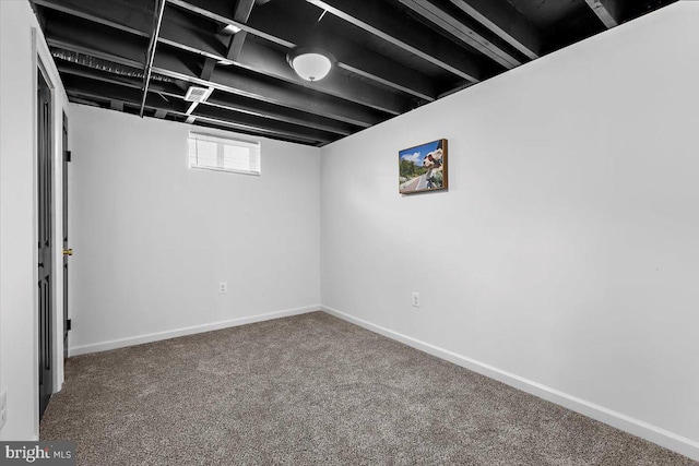 504 Kenora Dr, Millersville, MD 21108 - basement with carpet flooring and baseboards