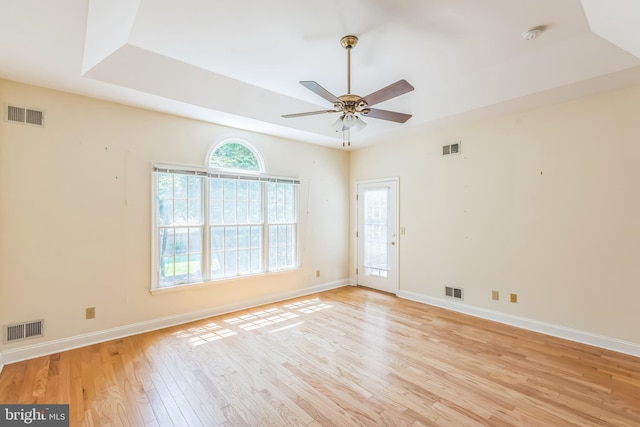 2 Larch Way, Princeton, NJ 08540 - unfurnished room with light wood-style floors, a ceiling fan, and a smoke detector