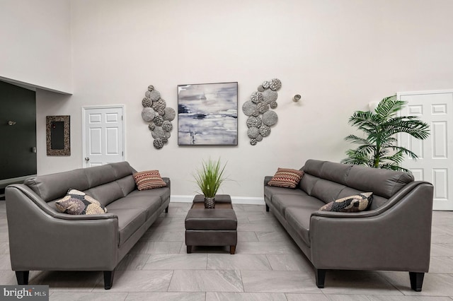 3201 Centennial Sta, Warminster, PA 18974 - living room featuring baseboards