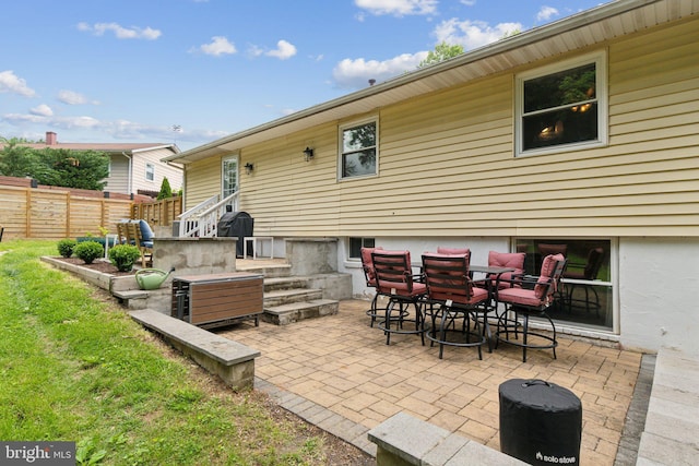5728 Sunbury Dr, Alexandria, VA 22303 - view of patio / terrace with area for grilling