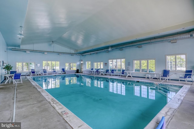 view of indoor community pool