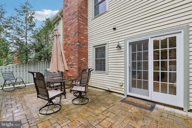 41 Fair Acres Ct, Princeton, NJ 08540 - view of patio / terrace with outdoor dining area and fence