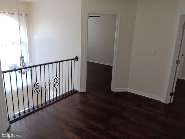 5991 Schooner Cir, King George, VA 22485 - hall with wood finished floors and baseboards