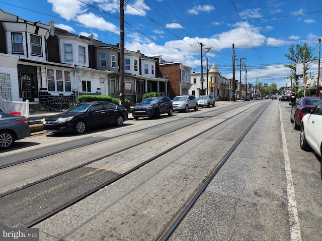 5335 W Girard Ave, Philadelphia, PA 19131 - view of asphalt road with a residential view, street lighting, and sidewalks