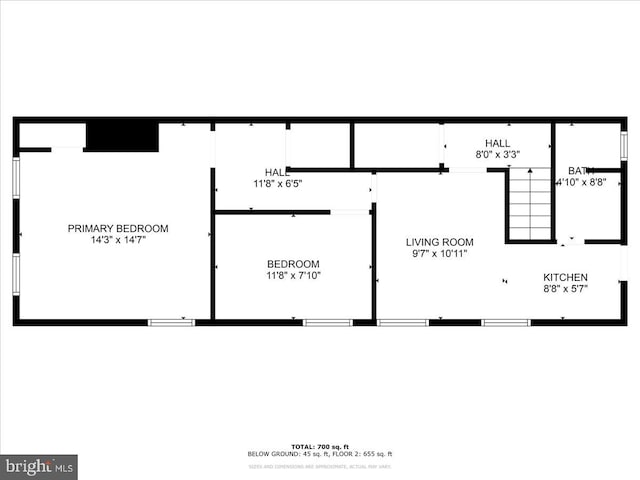 1331 Mifflin St, Philadelphia, PA 19148 - floor plan / room layout