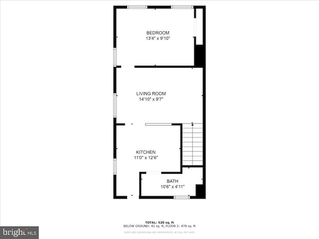 1331 Mifflin St, Philadelphia, PA 19148 - floor plan / room layout