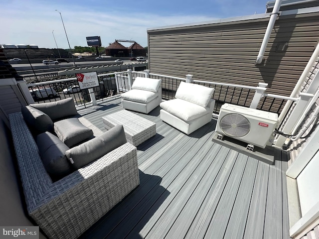 3133 Richmond St, Philadelphia, PA 19134 - deck featuring a cooling unit
