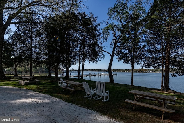 14535 Honeysuckle, Issue, MD 20645 - view of home's community with a water view and a lawn