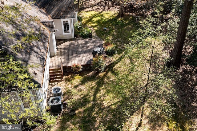 14535 Honeysuckle, Issue, MD 20645 - view from above of property