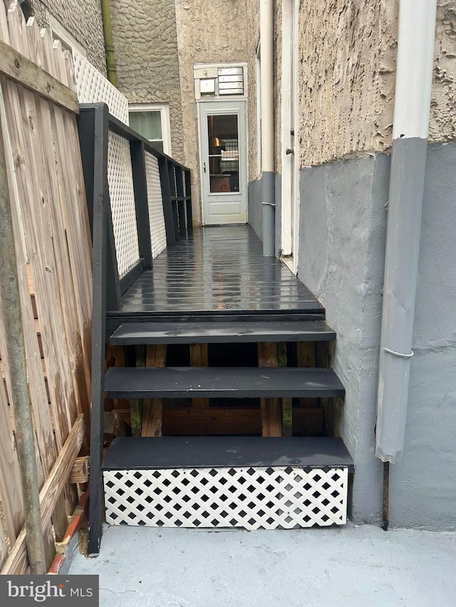 view of stairs