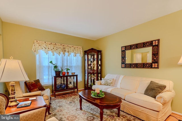 9 Kathsway Ct, Baltimore, MD 21234 - living area with wood finished floors and baseboards