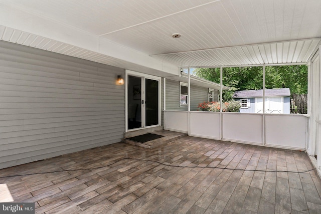 view of patio / terrace with a deck