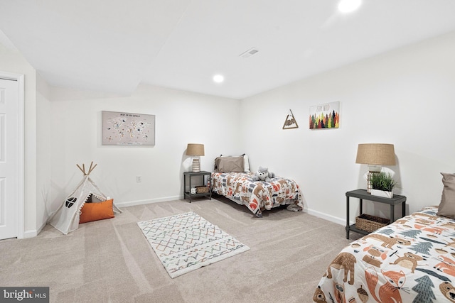 194 Black Cub Run Ln, Harpers Ferry, WV 25425 - bedroom with carpet, baseboards, and recessed lighting