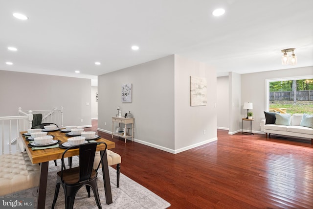 194 Black Cub Run Ln, Harpers Ferry, WV 25425 - dining room with wood finished floors, recessed lighting, and baseboards