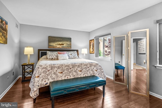 352 Paoli Woods Dr, Paoli, PA 19301 - bedroom with hardwood / wood-style floors and baseboards
