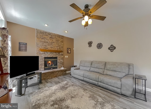 13605 Sugar Mill Ct, Waldorf, MD 20601 - living area featuring wood finished floors, ceiling fan, and baseboards