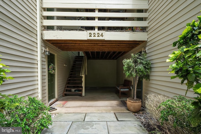 2224 Springwood Dr Unit 102A, Reston, VA 20191 - view of patio / terrace with stairway
