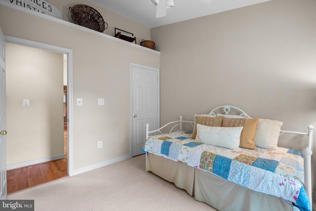 10938 Rocky Mount Way, Silver Spring, MD 20902 - bedroom with carpet floors, ceiling fan, and baseboards