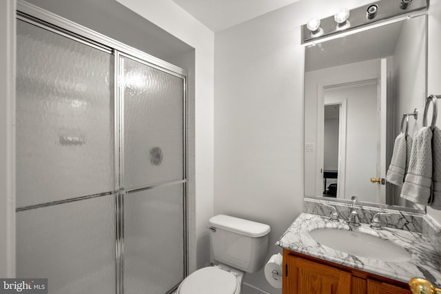 10938 Rocky Mount Way, Silver Spring, MD 20902 - bathroom with a shower stall, vanity, and toilet