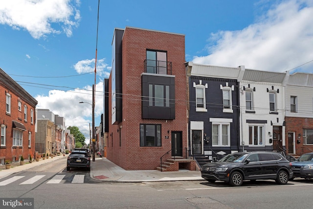 1615 S 22nd St, Philadelphia, PA 19145 - view of front of house with a residential view and brick siding