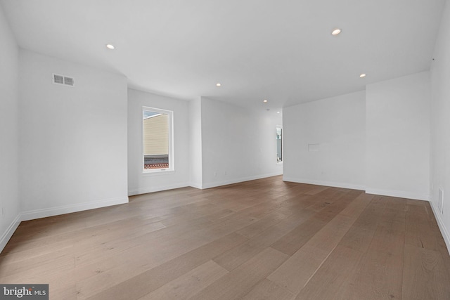1615 S 22nd St, Philadelphia, PA 19145 - unfurnished room with wood finished floors, recessed lighting, and baseboards