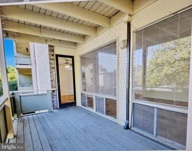 7212 Donnell Pl Unit B-5, District Heights, MD 20747 - view of wooden terrace