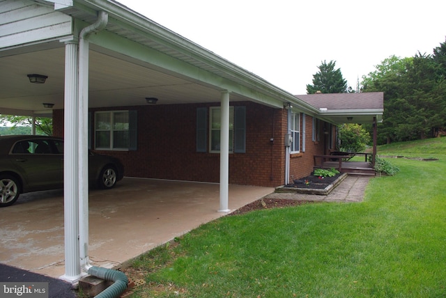 13920 Heavenly Acres Rdg, Hancock, MD 21750 - view of home's exterior with an attached carport and a lawn