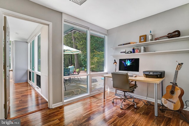1937 Marthas Rd, Alexandria, VA 22307 - office with wood finished floors