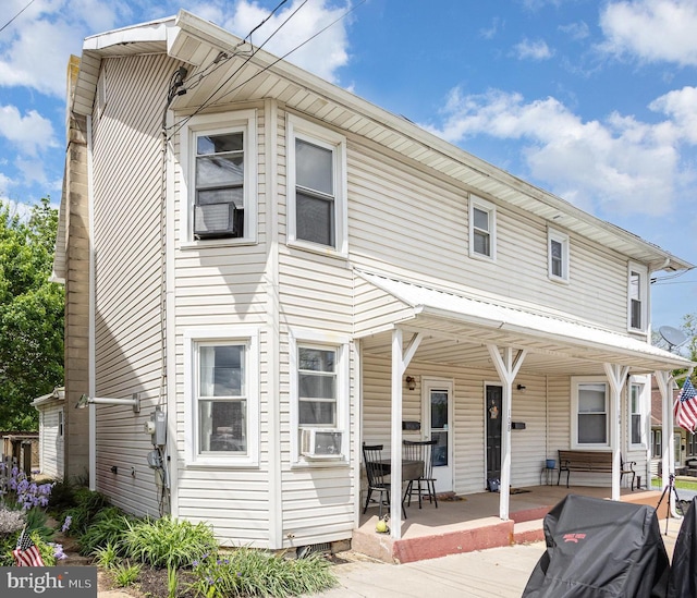 108 Fairfield St, Newville, PA 17241 - rear view of house featuring a porch and cooling unit
